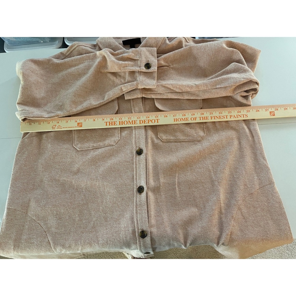 Lane Bryant Women's Plus Herringbone Button Down Long Sleeve Shacket 18/20 NWT - Picture 10 of 10